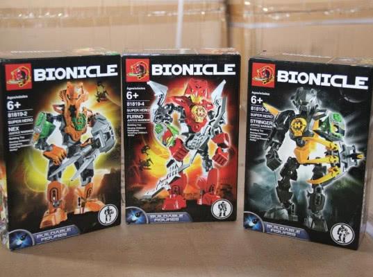 2700 контрафактных игрушек «BIONICLE» задержала Находкинская таможня