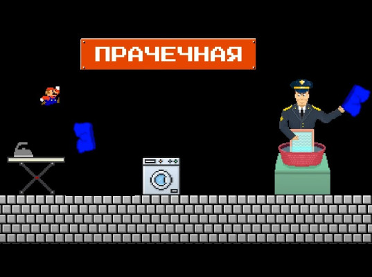 Расследование о "дворце Путина" скрестили с видеоигрой о Марио