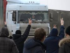 На МКАД задержаны 19 дальнобойщиков
