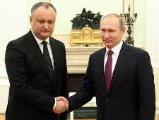 Додон поблагодарил Россию за продление режима беспошлинного экспорта 